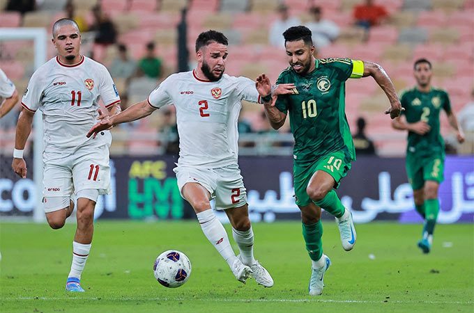 World Cup: Indonesia vs Saudi Arabia 0h15 ngày 9/10 3 Soikeo